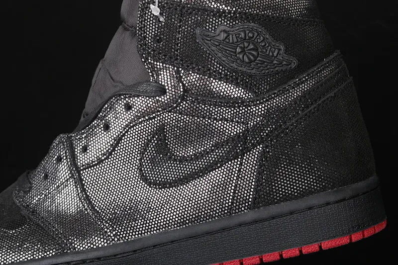 All categories Air Jordan Jordan series basketball shoes Air Jordan 1 High Air Jordan 1 Retro High OG WMNS "SP Gina" AJ1 Joe 1 Black Pearl Joint Black and Red CD7071-001